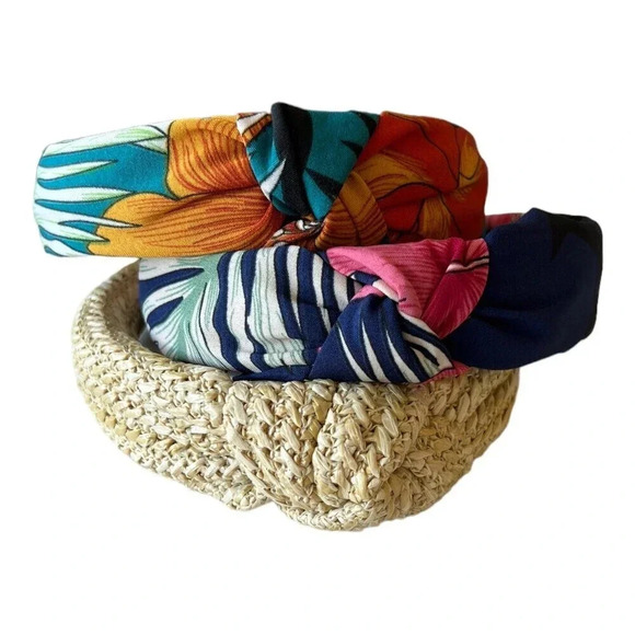 Women’s Set of 3 Twist Knot Headbands Hair Accessories - Picture 2 of 3